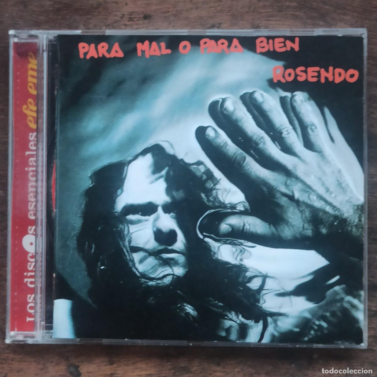 CDs de m&uacute;sica: CD Rosendo &ndash; Para Mal O Para Bien - Foto 1