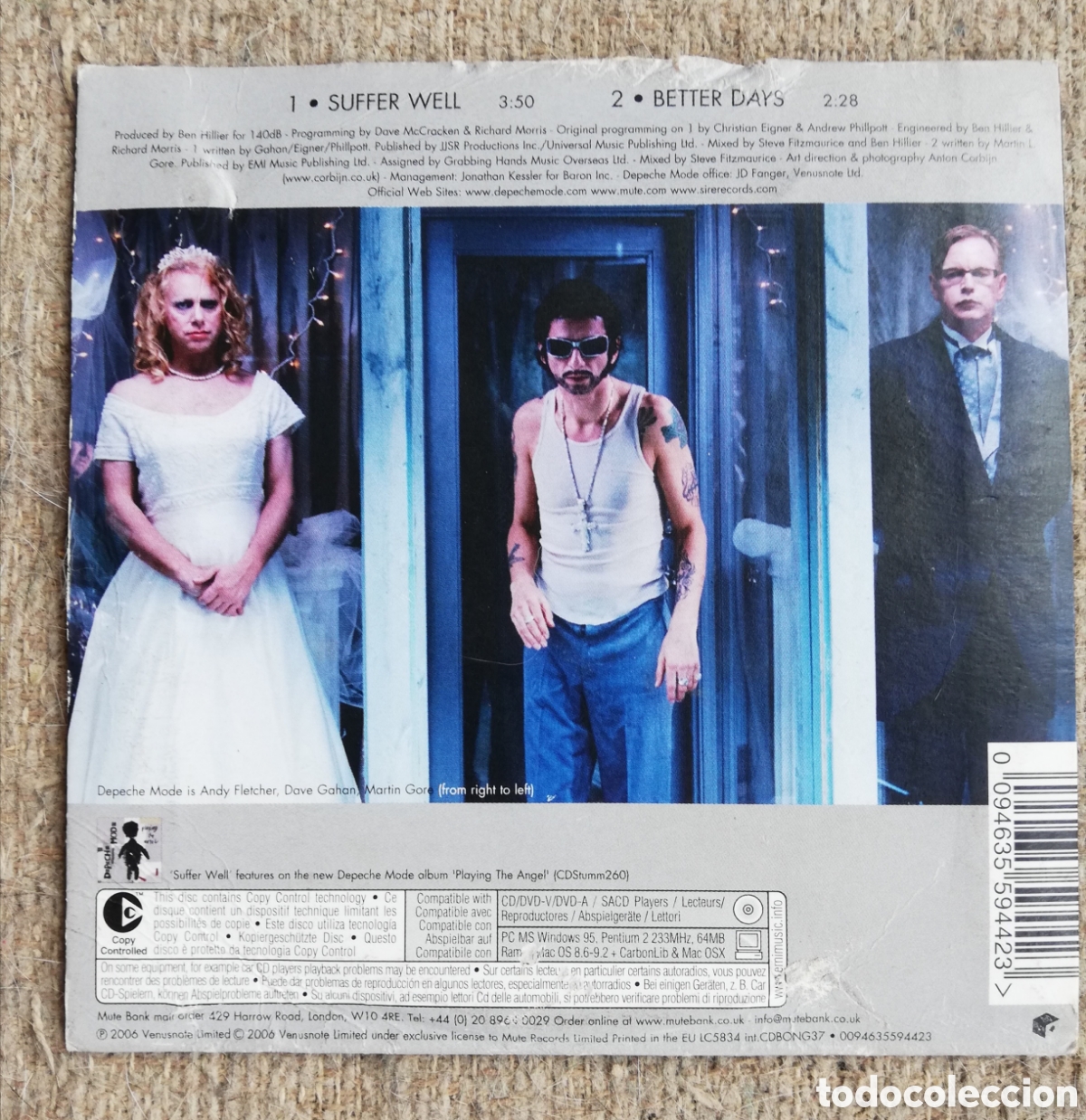 CDs de m&uacute;sica: Depeche Mode - Suffer well Better days. CD single - Foto 2