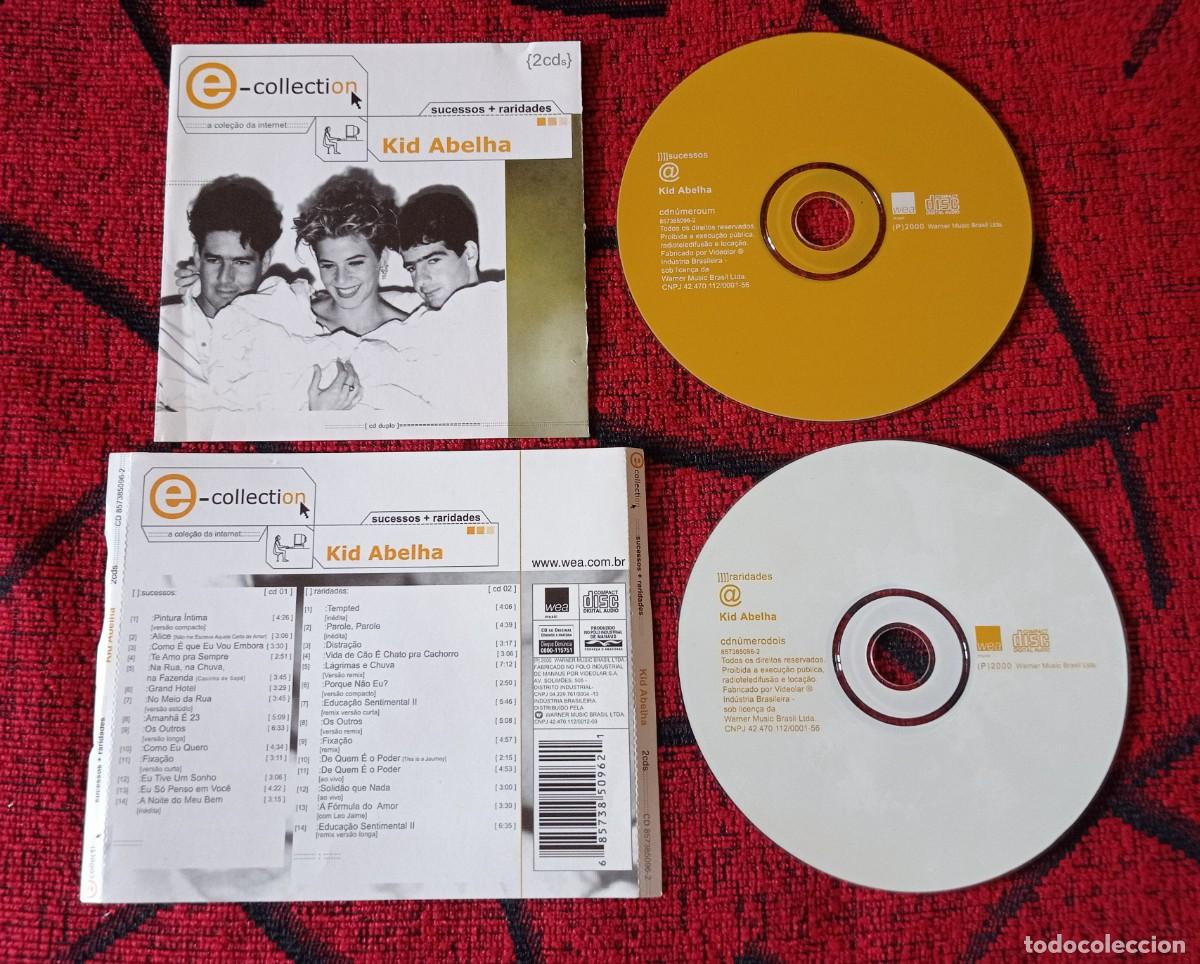 CDs de m&uacute;sica: KID ABELHA ** E-collection - Sucessos + Raridades ** DOBLE CD ORIGINAL 2000 BRASIL