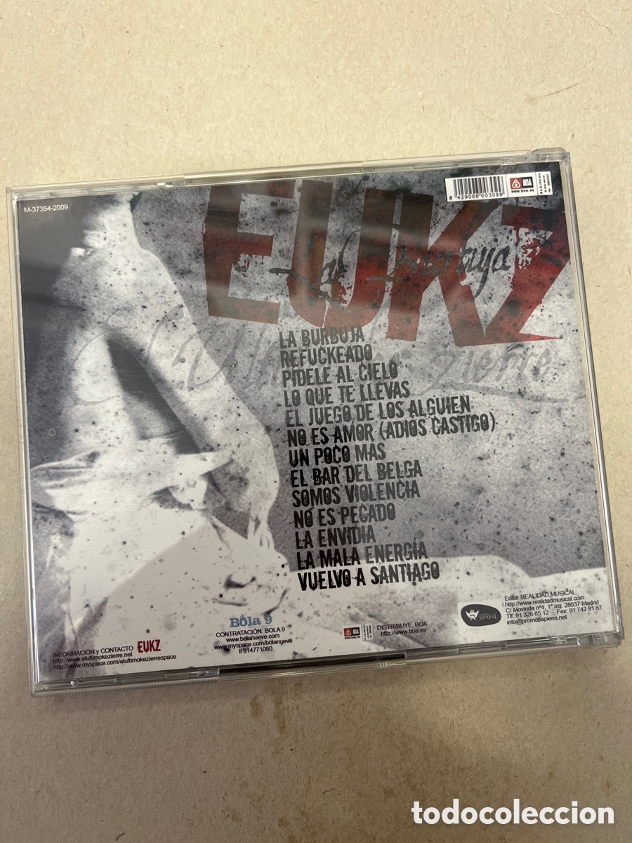 CDs de m&uacute;sica: EUKZ. El &uacute;ltimo ke zierre. La bruja. CD - Foto 2