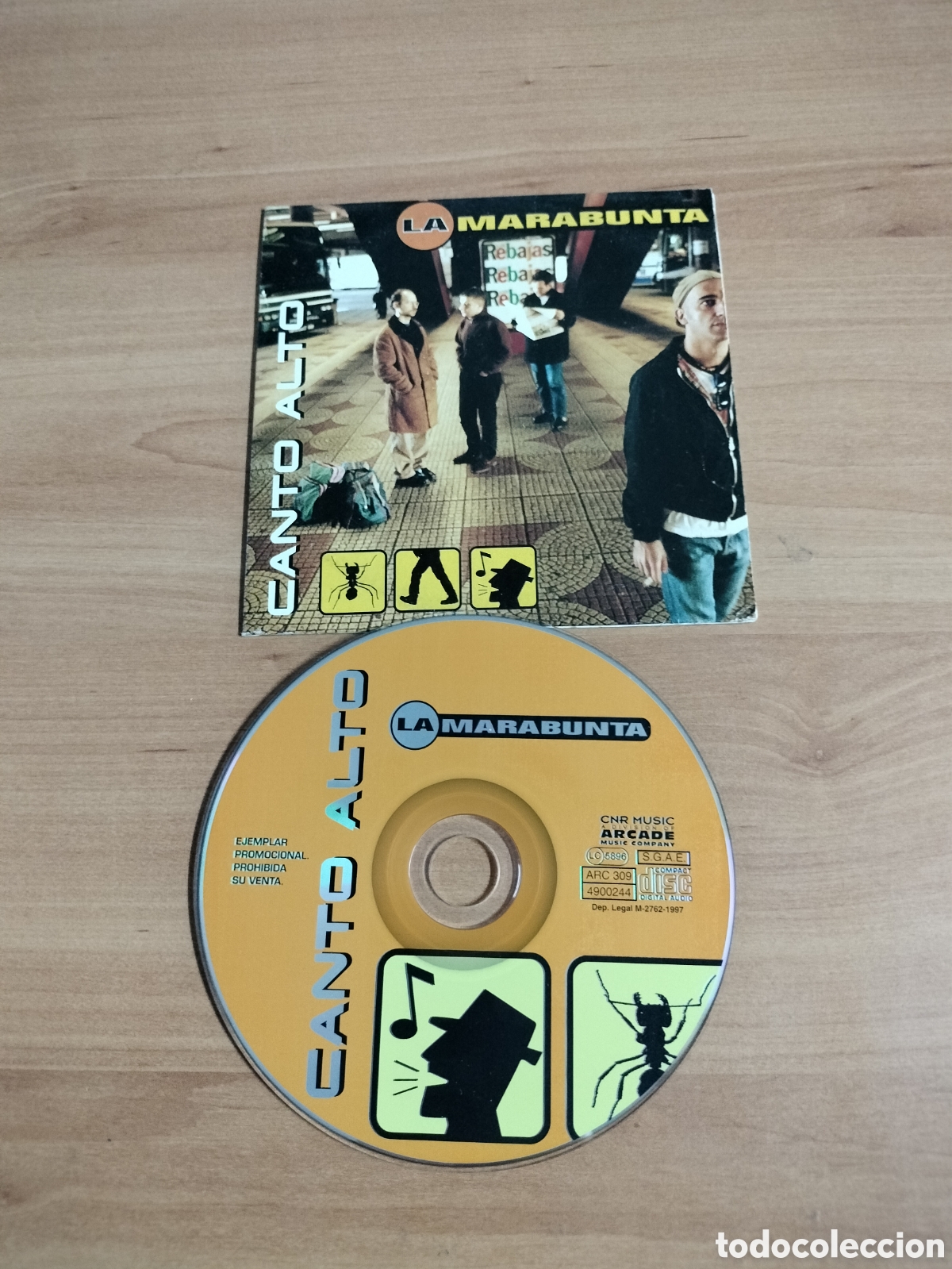 CDs de m&uacute;sica: La Marabunta - Canto alto - CD single 1 canci&oacute;n - Foto 1