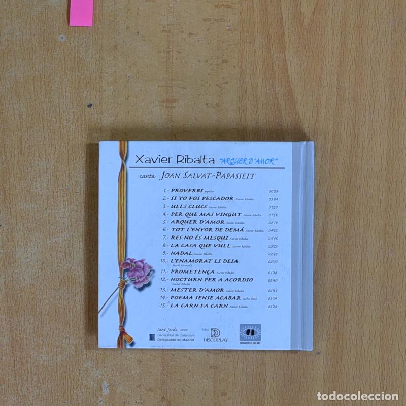 CDs de m&uacute;sica: XAVIER RIBALTA - AERQUIER D AMOR - CD - Foto 2