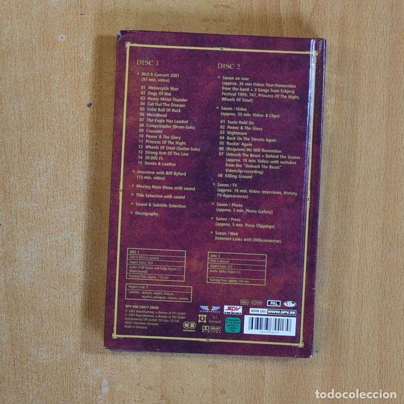 CDs de m&uacute;sica: SAXON - THE SAXON CHRONICLES - DVD - Foto 2