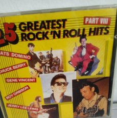 CDs de Música: 25 GREATEST ROCK 'N ROLL HITS PART VIII