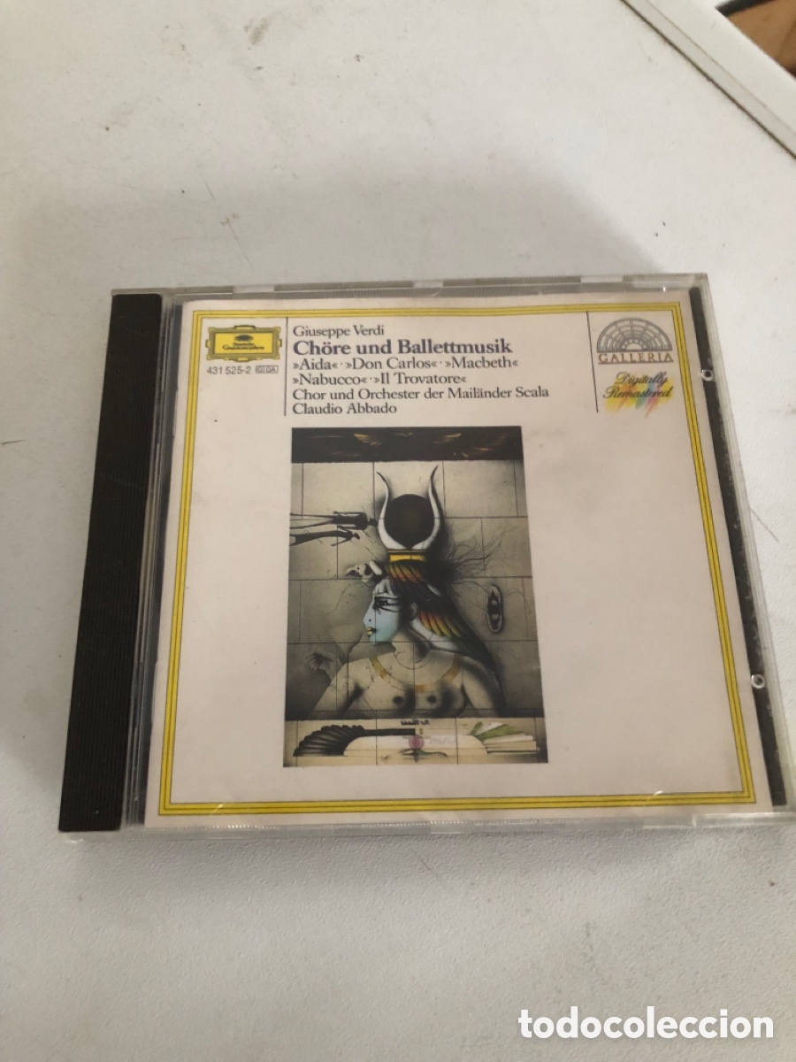 CDs de M&uacute;sica: Verdi: Chore Und Ballettmusik-Claudio Abbado Cd