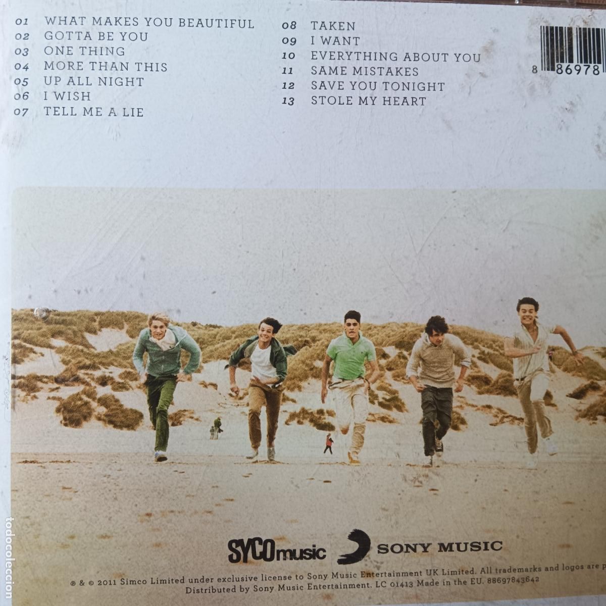 CDs de m&uacute;sica: ONE DIRECTION, UP ALL NIGHT. CD - Foto 2