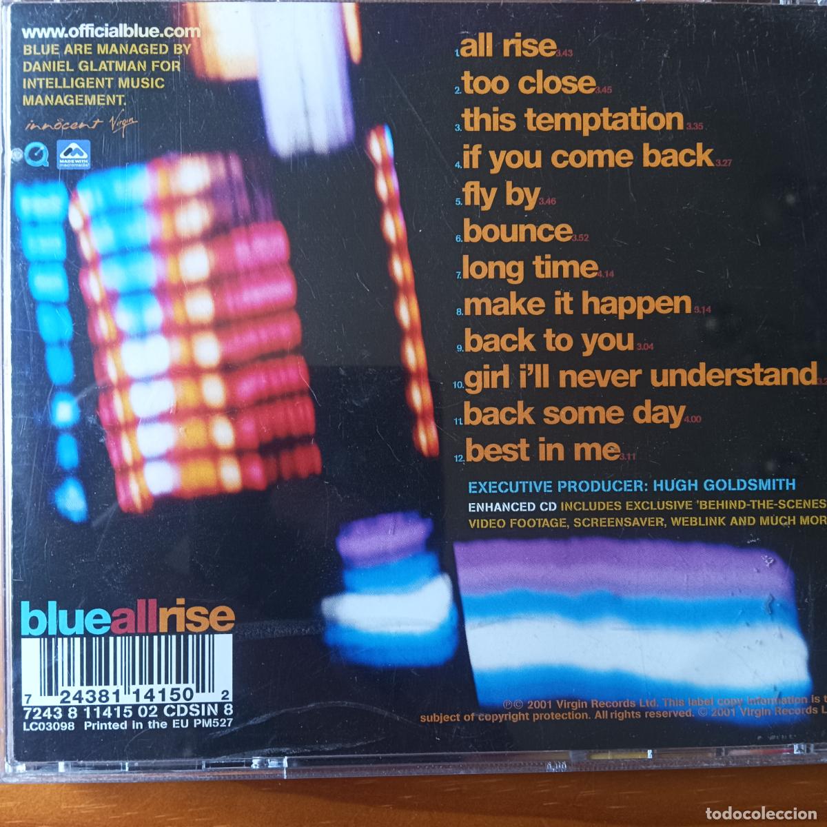 CDs de m&uacute;sica: BLUE, ALL RISE. CD ALLRISE - Foto 2