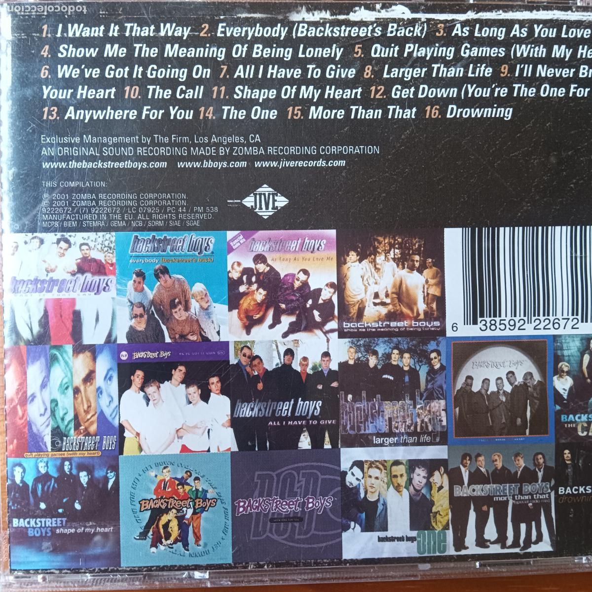 CDs de m&uacute;sica: BACKSTREET BOYS, GREATEST HITS, CHAPTER ONE. CD - Foto 2