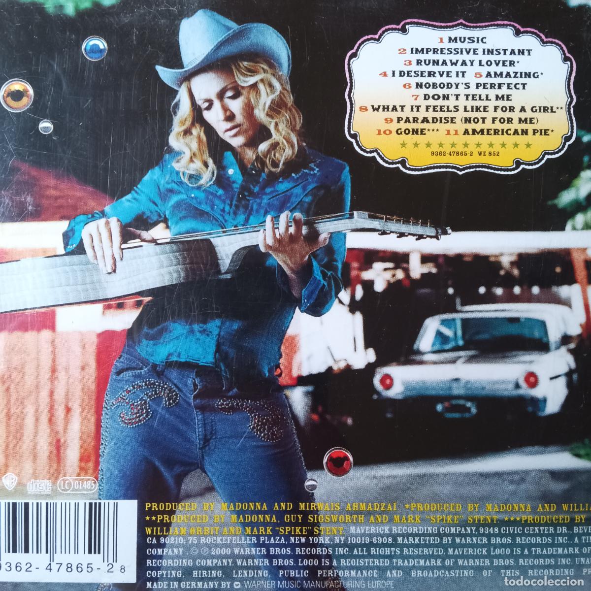 CDs de m&uacute;sica: MADONNA, MUSIC - CD --- - Foto 2