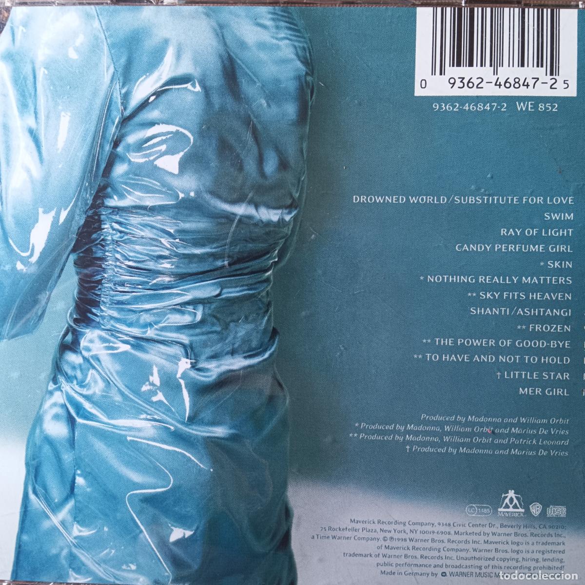 CDs de m&uacute;sica: MADONNA, RAY OF LIGHT - CD - Foto 2