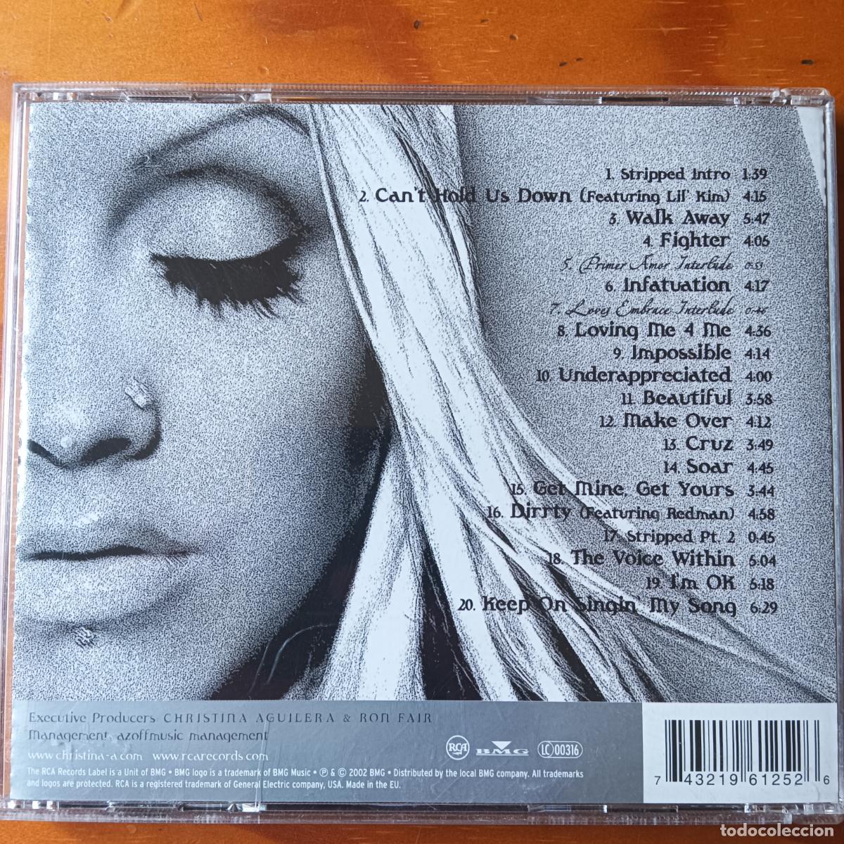 CDs de m&uacute;sica: CHRISTINA AGIULERA, STRIPPED. CD - Foto 2