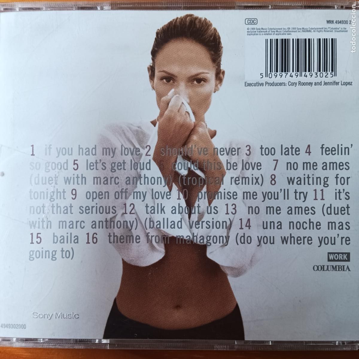 CDs de m&uacute;sica: JENNIFER LOPEZ, ON THE 6. CD - Foto 2