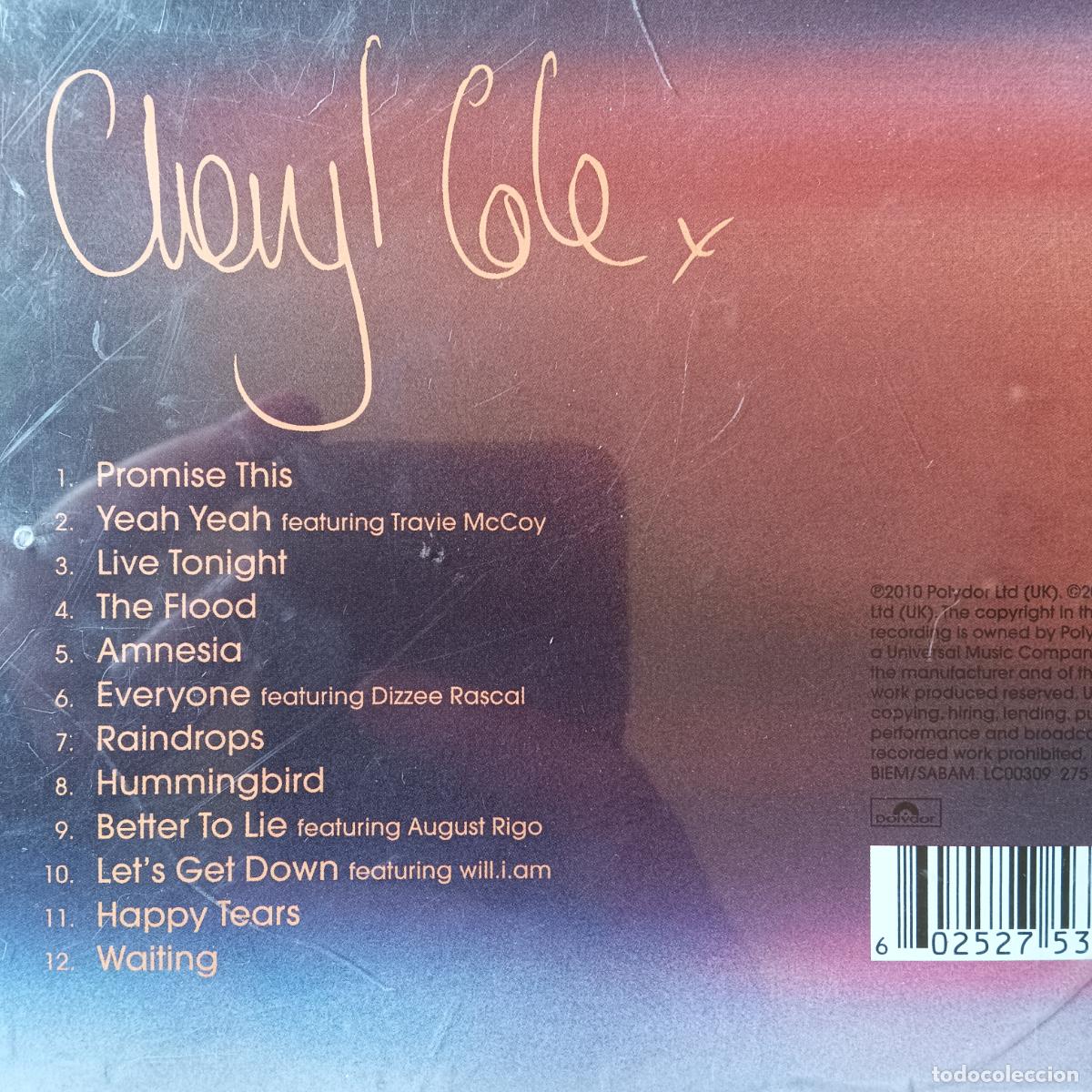 CDs de m&uacute;sica: CHERYL COLE, MESSY LITTLE RAINDROPS. CD - Foto 2