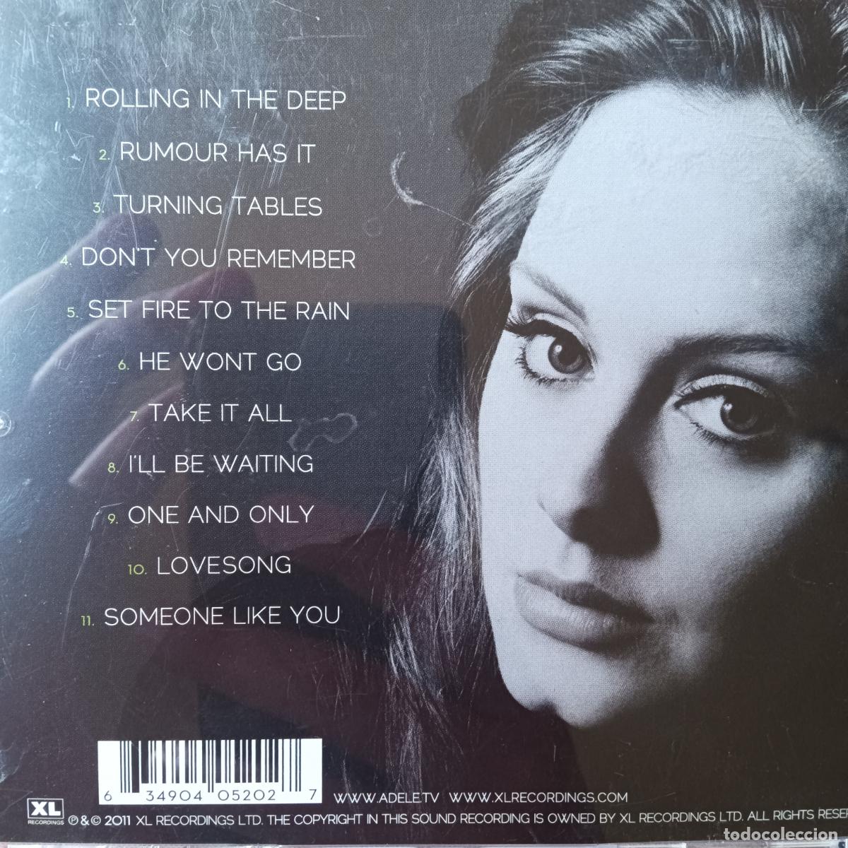 CDs de m&uacute;sica: ADELE, 21. CD - Veintiuno - Foto 2