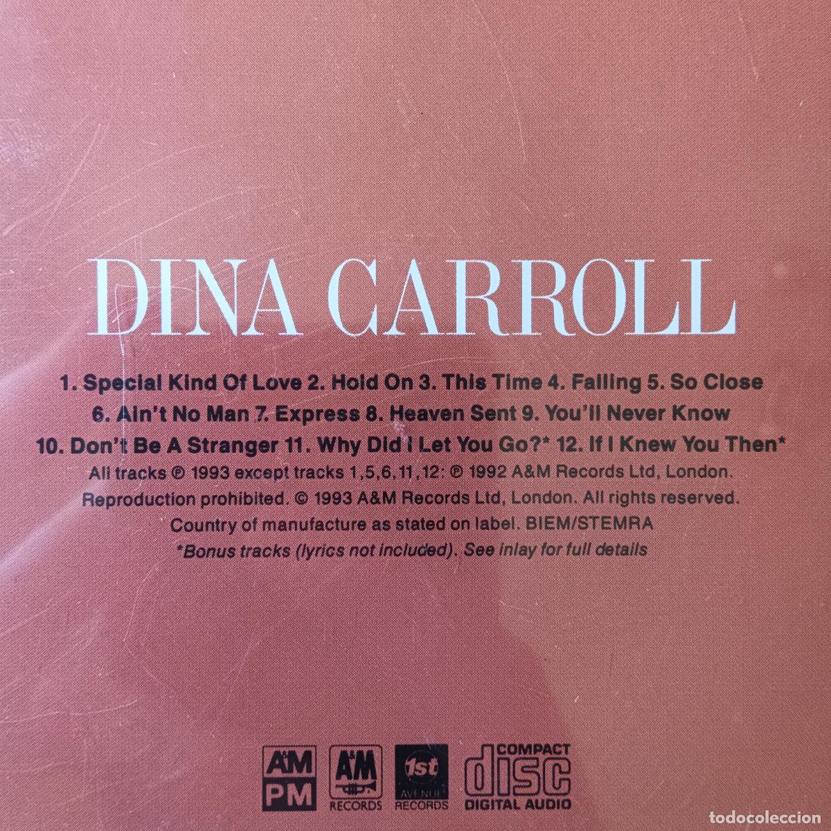 CDs de m&uacute;sica: DINA CARROLL, SO CLOSE. CD - Foto 2