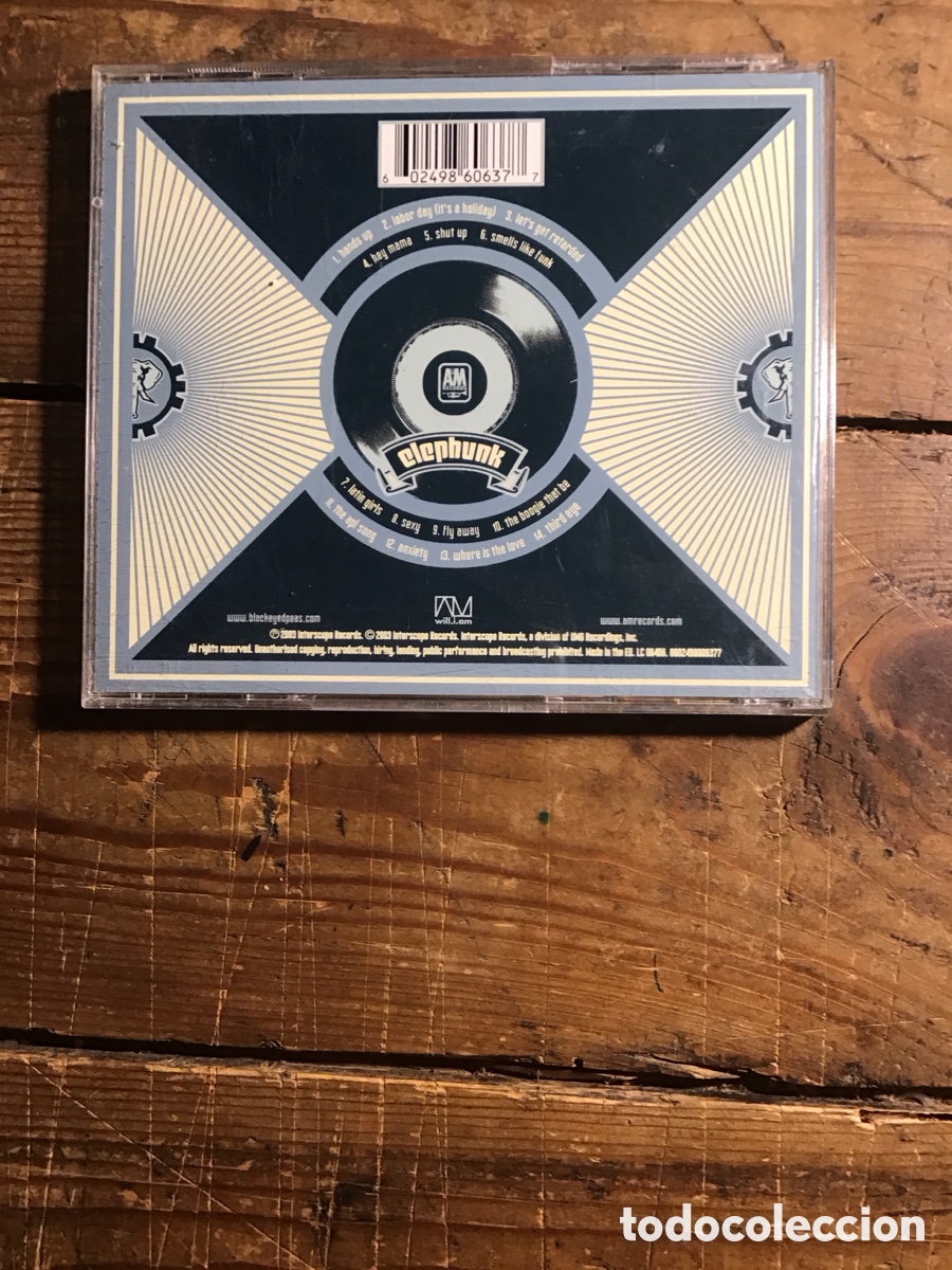 CDs de m&uacute;sica: The Black Eyed Peas-elephunk - Foto 2