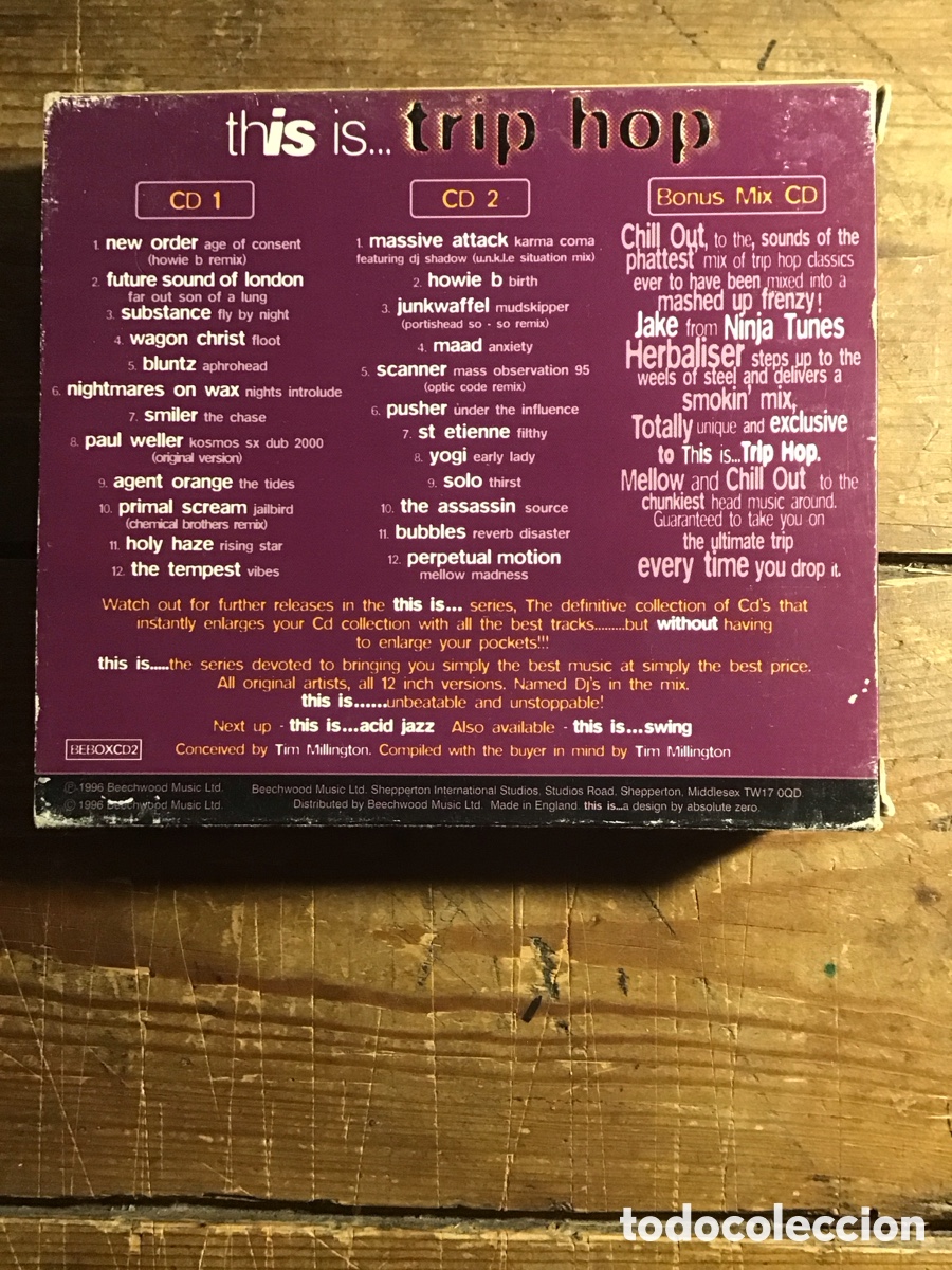 CDs de m&uacute;sica: THIS IS TRIP HOP 3 cd compilation - Foto 2