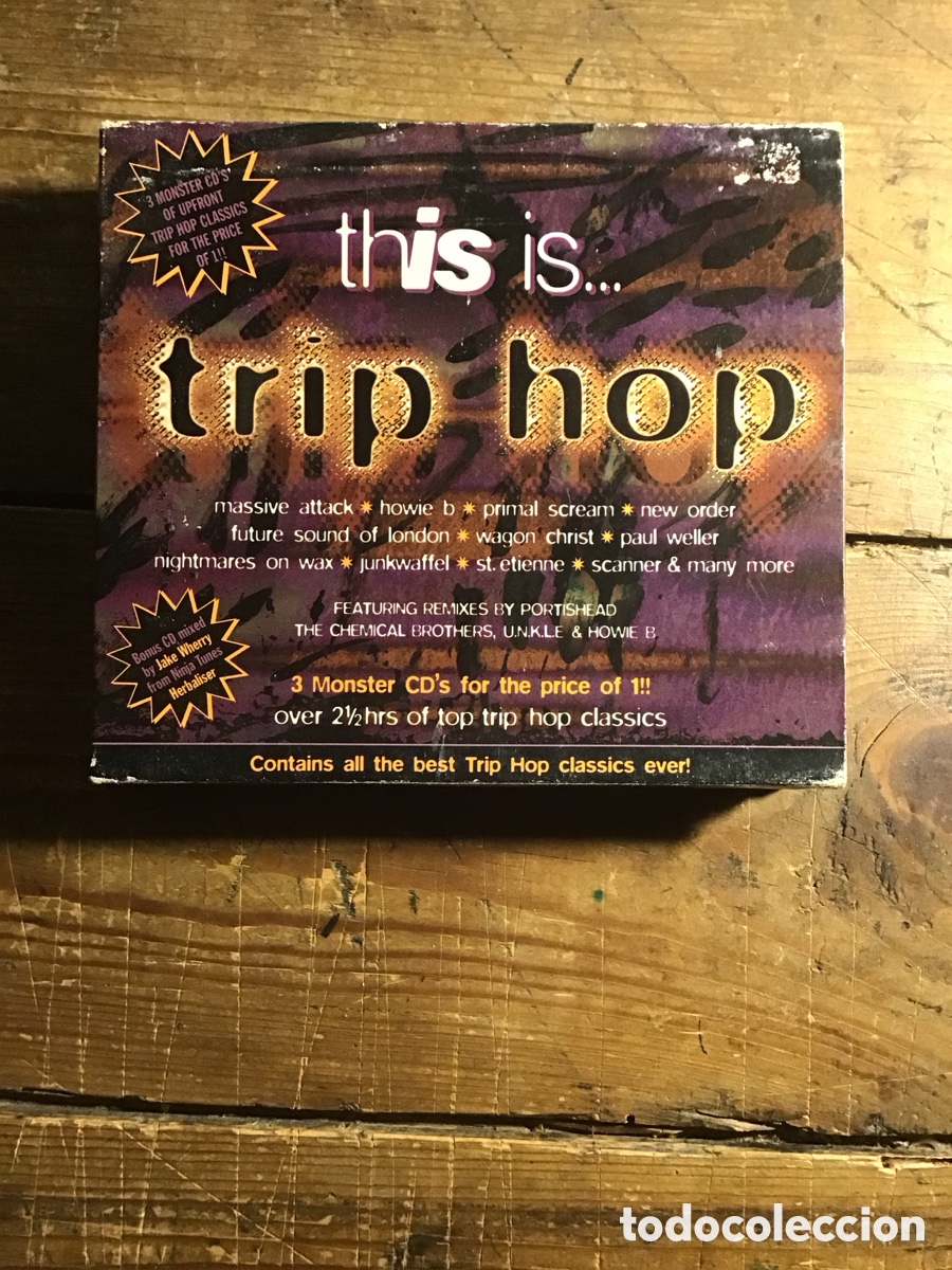 CDs de m&uacute;sica: THIS IS TRIP HOP 3 cd compilation - Foto 1