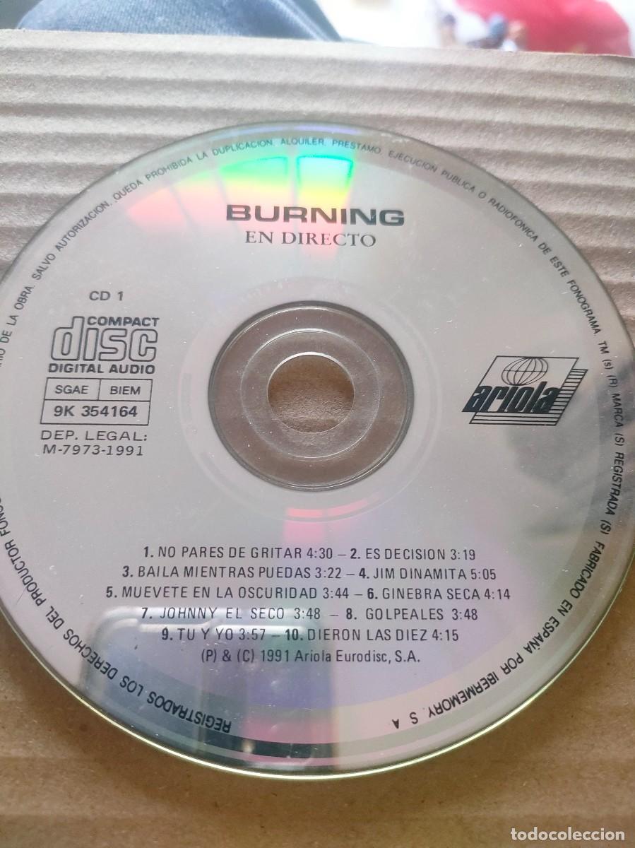 CDs de m&uacute;sica: Burning. En directo. CD 1 - Foto 1