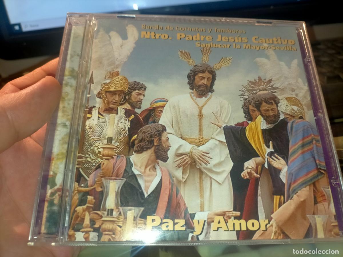 CDs de m&uacute;sica: CD SEMANA SANTA SANLUCAR LA MAYOR SEVILLA CRISTO CAUTIVO BANDA CORNETAS Y TAMBORES