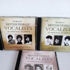 CDs de Música: THE BEST OF BRITISH FEMALE VOCALITS 3 CD'S