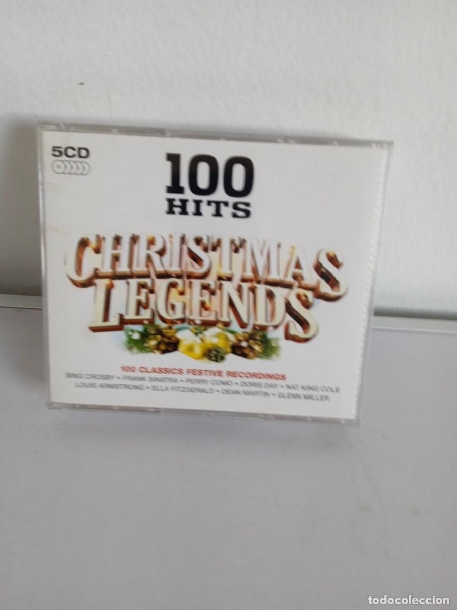CDs de m&uacute;sica: 100 HITS CHRISTMAS LEGENDS 5 Cds - Foto 1