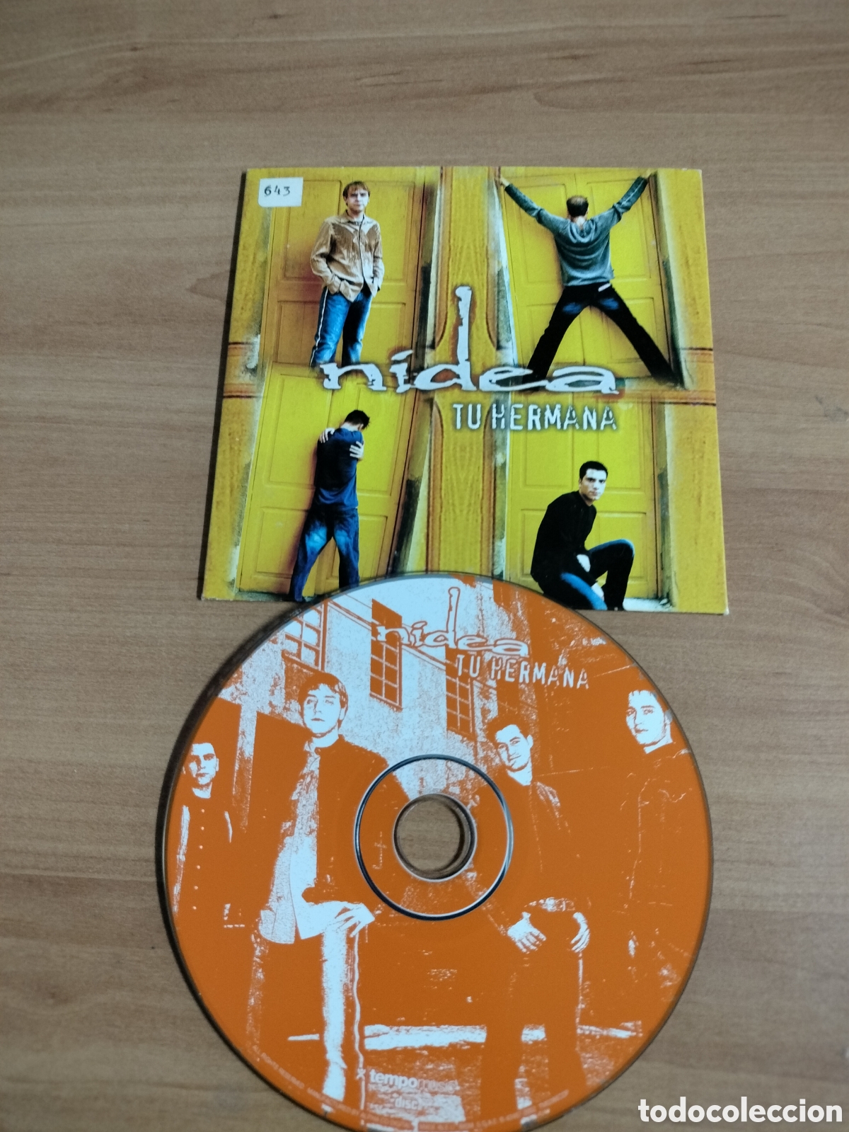 CDs de m&uacute;sica: Nidea - T&uacute; hermana - CD single 1 canci&oacute;n - Foto 1