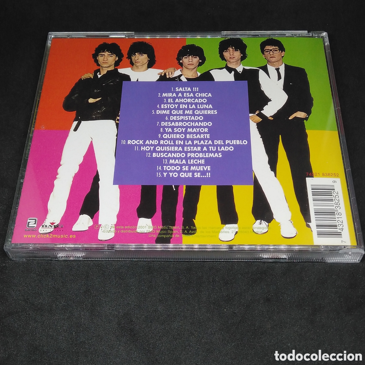CDs de m&uacute;sica: TEQUILA - SALTA !!! - CD - 2001 - DISCO VERIFICADO - Foto 2