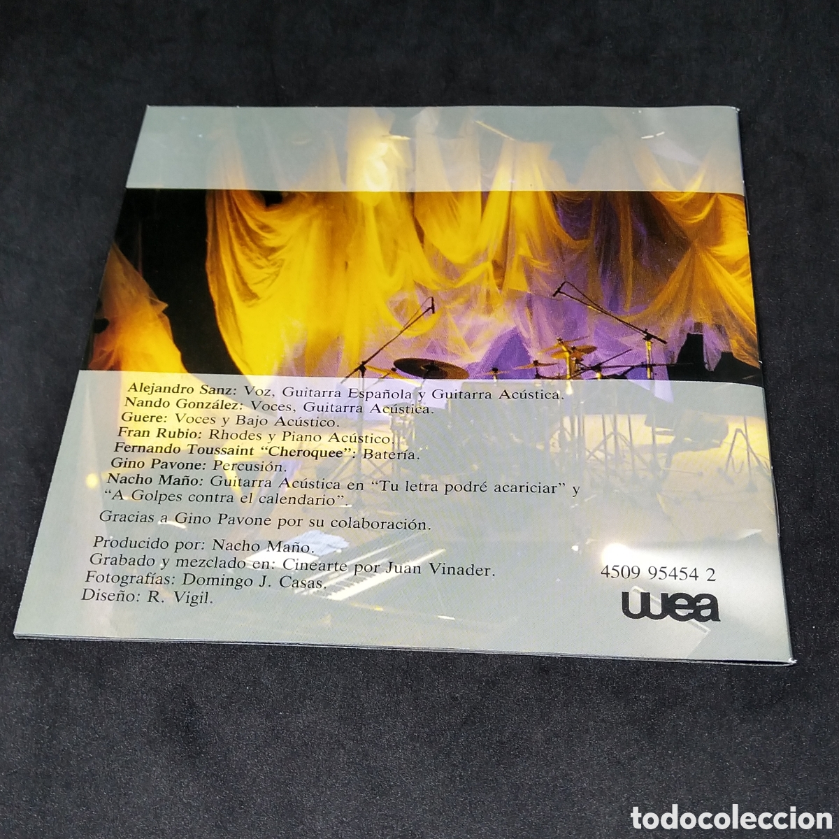 CDs de m&uacute;sica: ALEJANDRO SANZ - BASICO - CD - 1994 - DISCO VERIFICADO - Foto 4