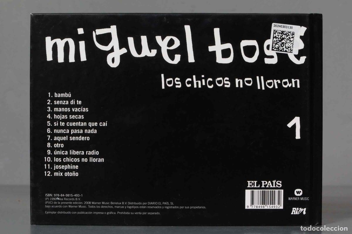 CDs de m&uacute;sica: CD. Miguel Bos&eacute; &ndash; Los Chicos No Lloran - Foto 2
