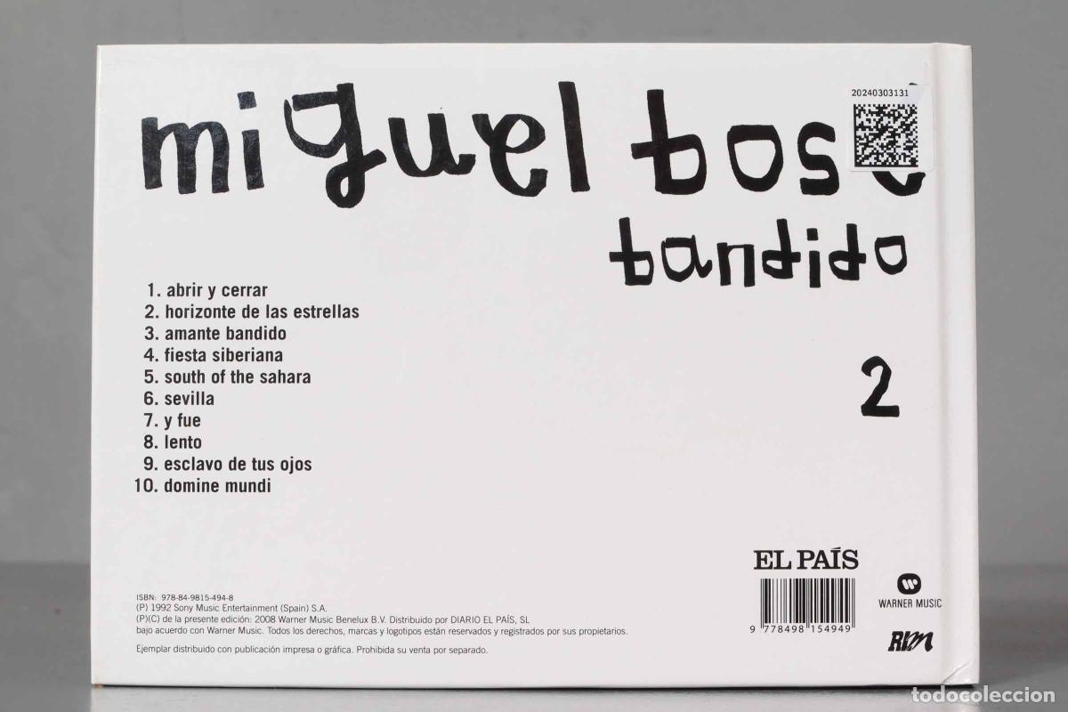 CDs de m&uacute;sica: CD. Miguel Bos&eacute; &ndash; Bandido - Foto 2