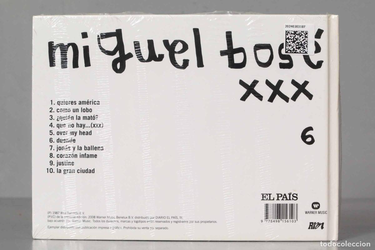 CDs de m&uacute;sica: CD. Miguel Bos&eacute; &ndash; XXX - Foto 2