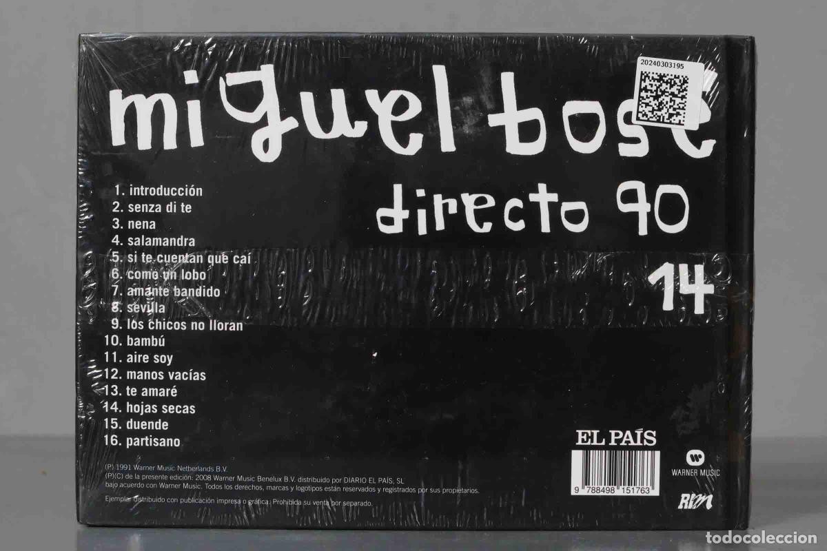 CDs de m&uacute;sica: CD. Miguel Bos&eacute; &ndash; Directo &acute;90 - Foto 2