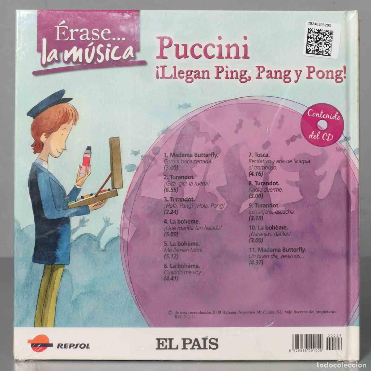 CDs de m&uacute;sica: CD. ERASE LA MUSICA... PUCCINI - Foto 2