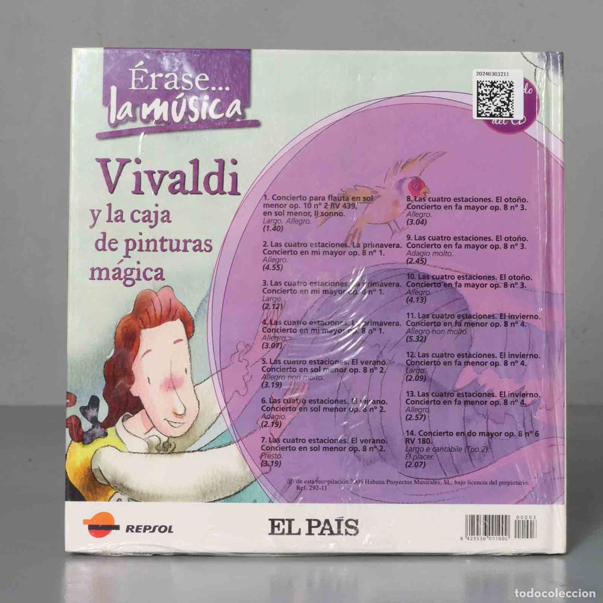 CDs de m&uacute;sica: CD. ERASE LA MUSICA... VIVALDI - Foto 2