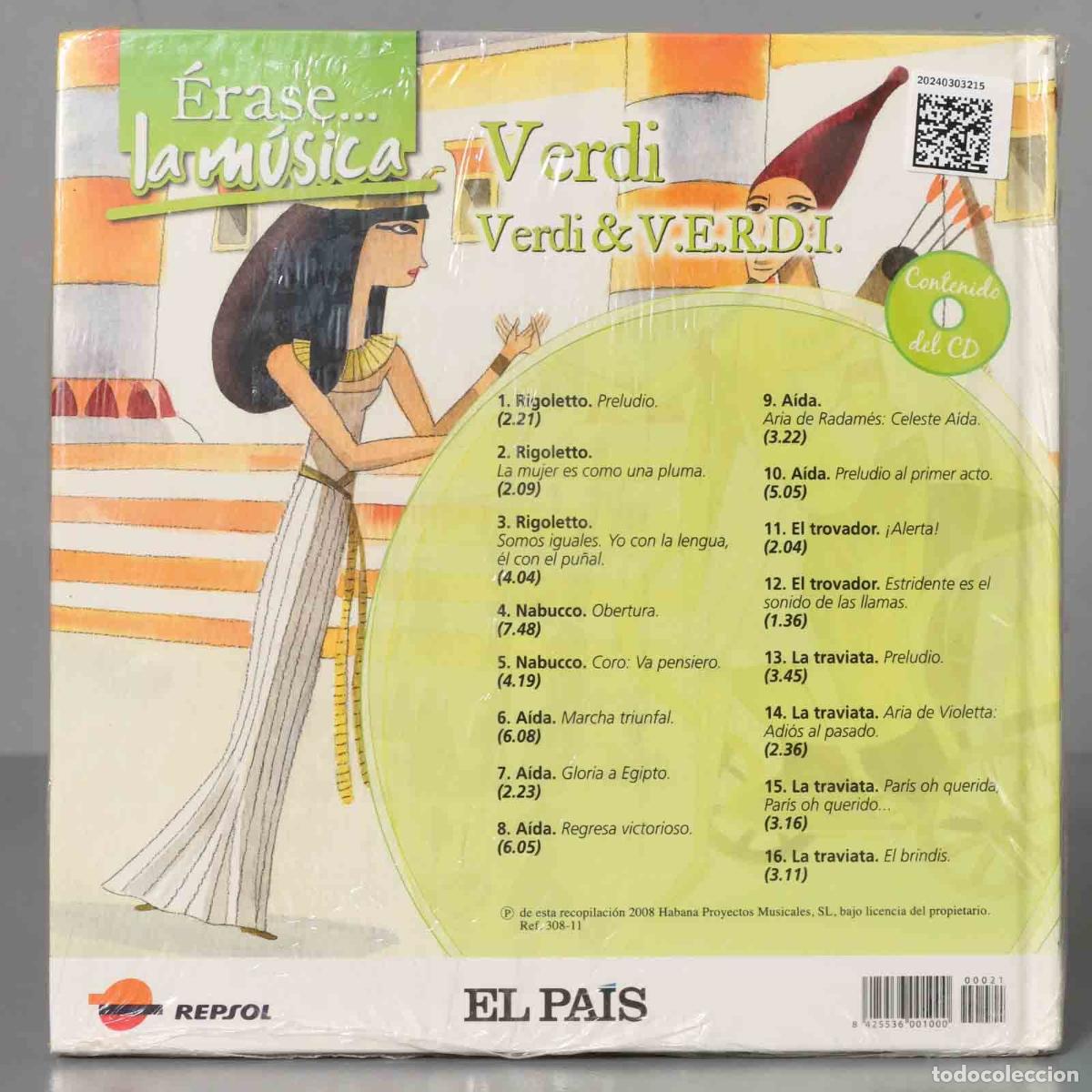 CDs de m&uacute;sica: CD. ERASE LA MUSICA... VERDI - Foto 2