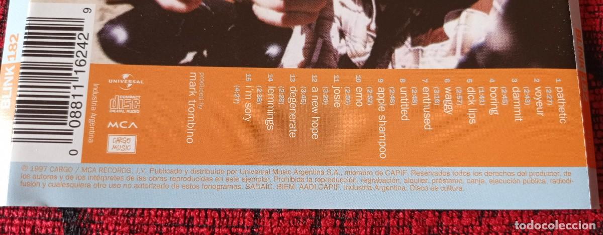 CDs de m&uacute;sica: BLINK 182 ** Dude Ranch ** CD ORIGINAL 2000 ARGENTINA - Foto 2