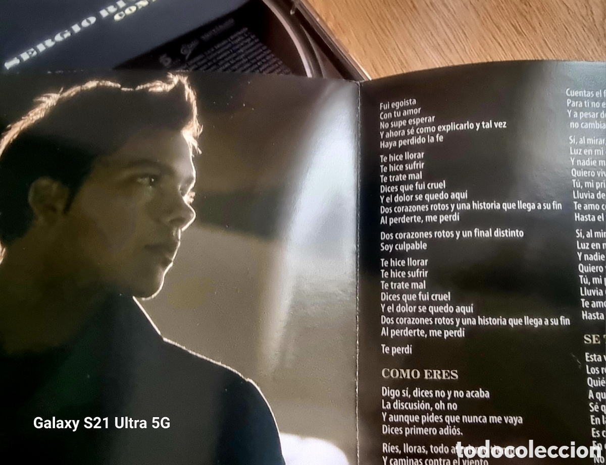 CDs de m&uacute;sica: SERGIO RIVERO - CONTIGO CD SONY-BMG 2006 - Foto 3