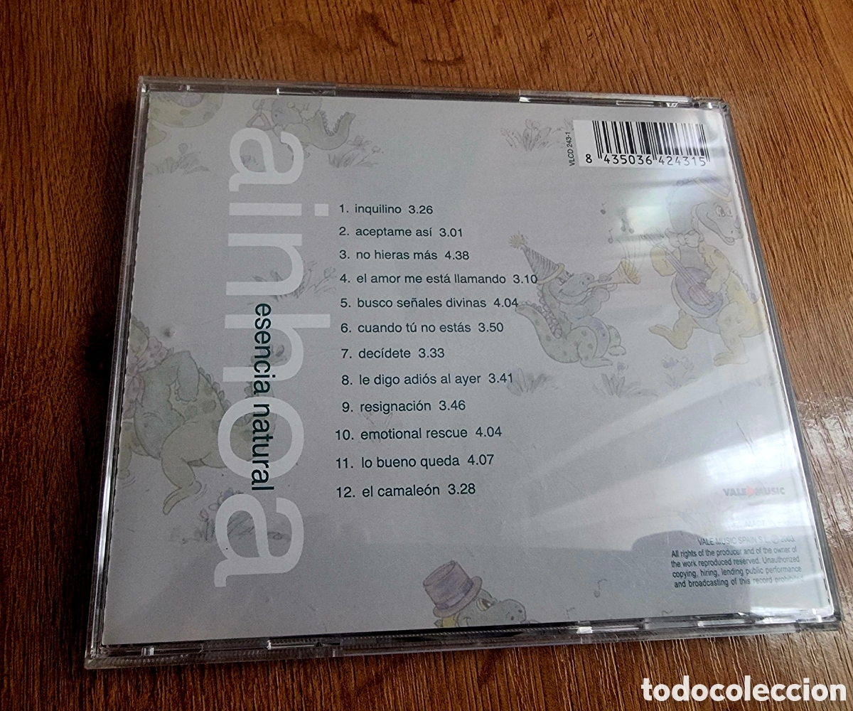 CDs de m&uacute;sica: AINHOA - ESENCIA NATURAL - CD 2003 - Foto 2