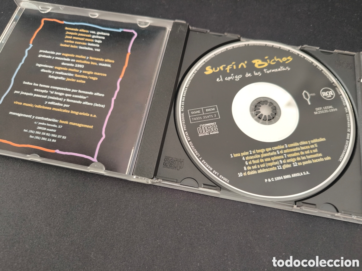 CDs de m&uacute;sica: CD Surfin Bichos. El Amigo de las Tormentas - Foto 2