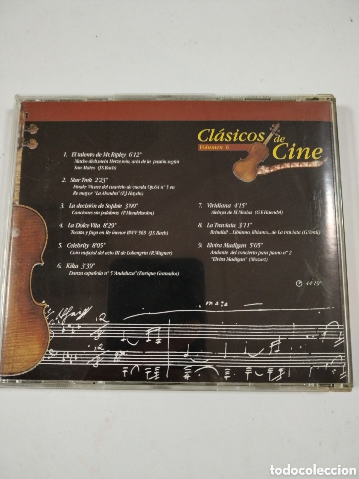 CDs de m&uacute;sica: Cl&aacute;sicos del Cine. Volumen 6. CD - Foto 2