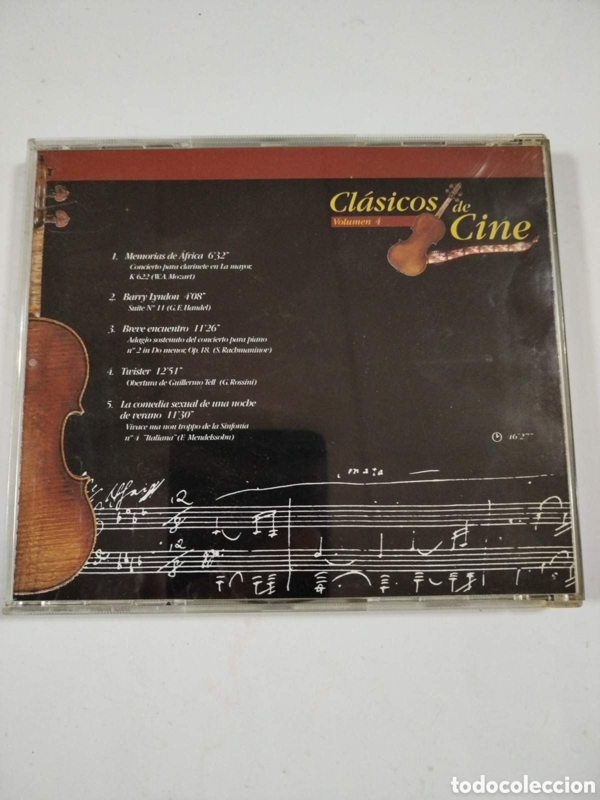 CDs de m&uacute;sica: Cl&aacute;sicos del Cine. Volumen 4. CD - Foto 2