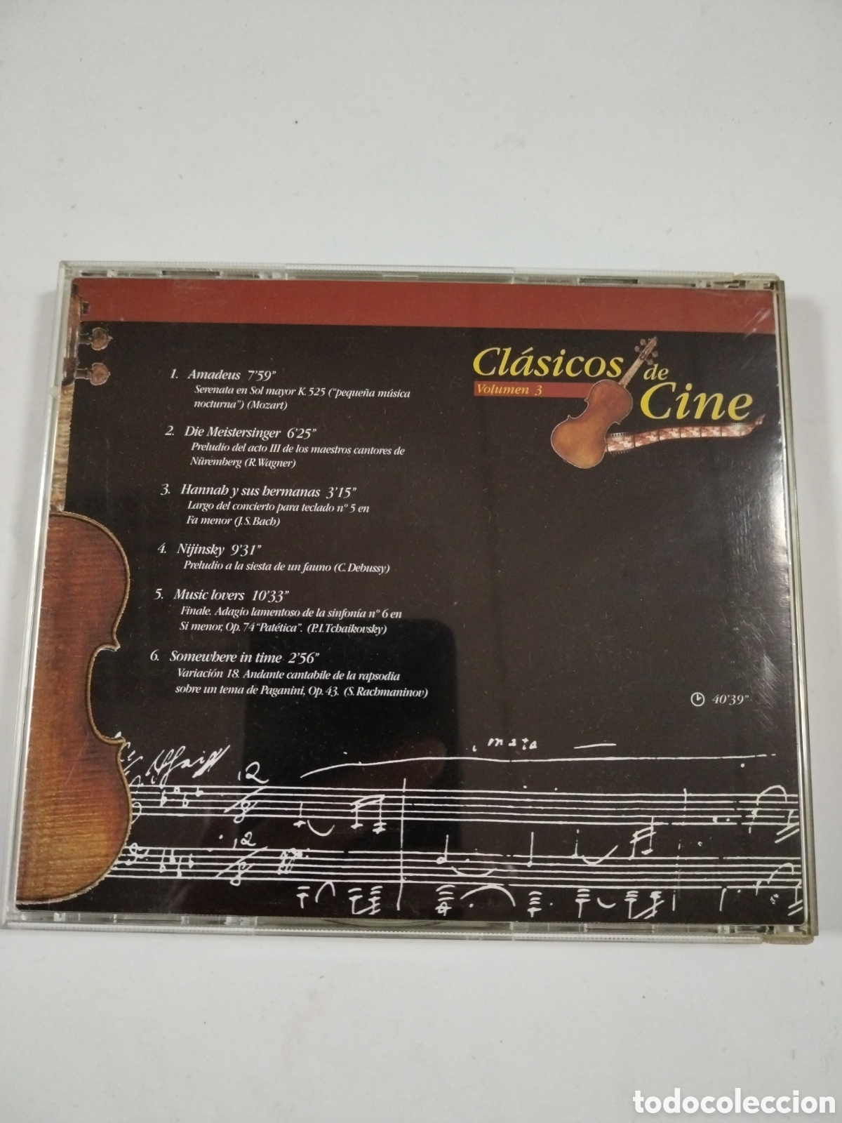 CDs de m&uacute;sica: Cl&aacute;sicos del Cine. Volumen 3. CD - Foto 2