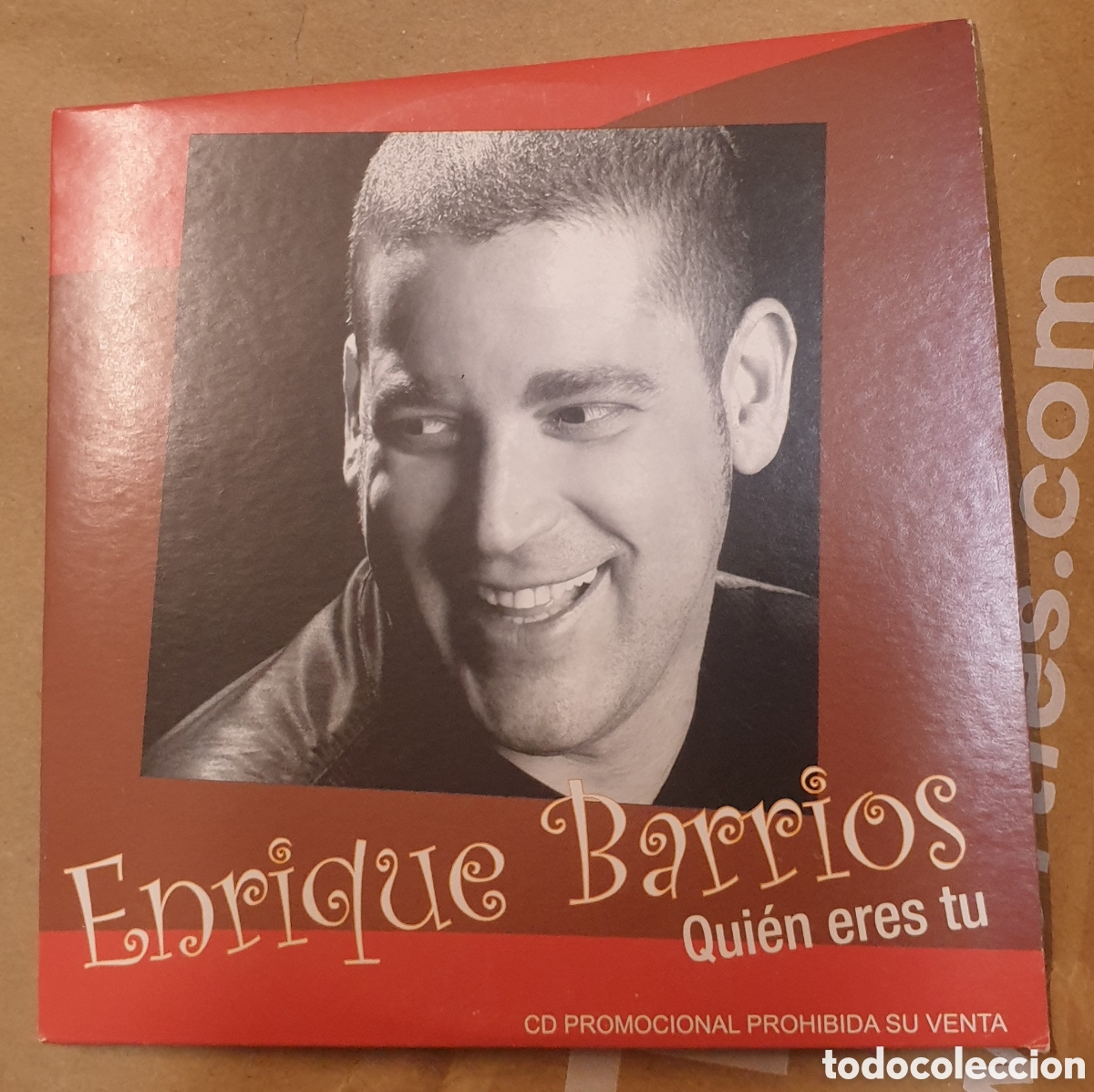 CDs de m&uacute;sica: Enrique Barrios - quien eres tu. Cd single - Foto 1