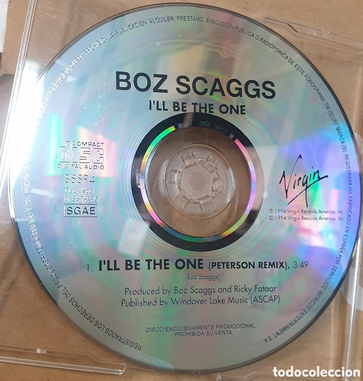 CDs de m&uacute;sica: Boz Scaggs - Ill be the one. Cd single - Foto 1