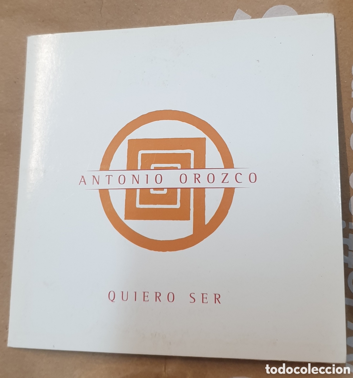 CDs de m&uacute;sica: Antonio Orozco - quiero ser. Cd single - Foto 1