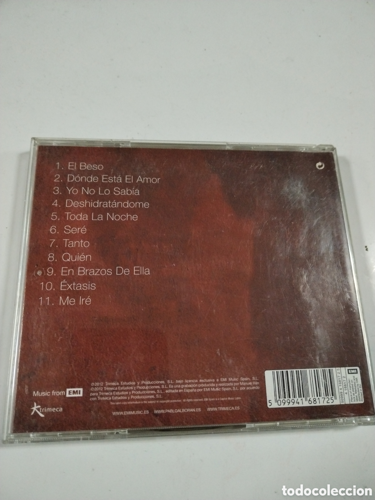 CDs de m&uacute;sica: PABLO ALBORAN - TANTO. CD - Foto 2