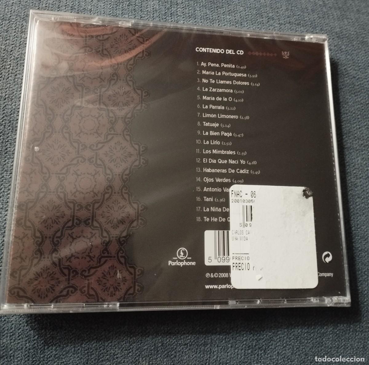 CDs de m&uacute;sica: CD precintado de Carlos Cano : Una vida de Copla - Foto 2