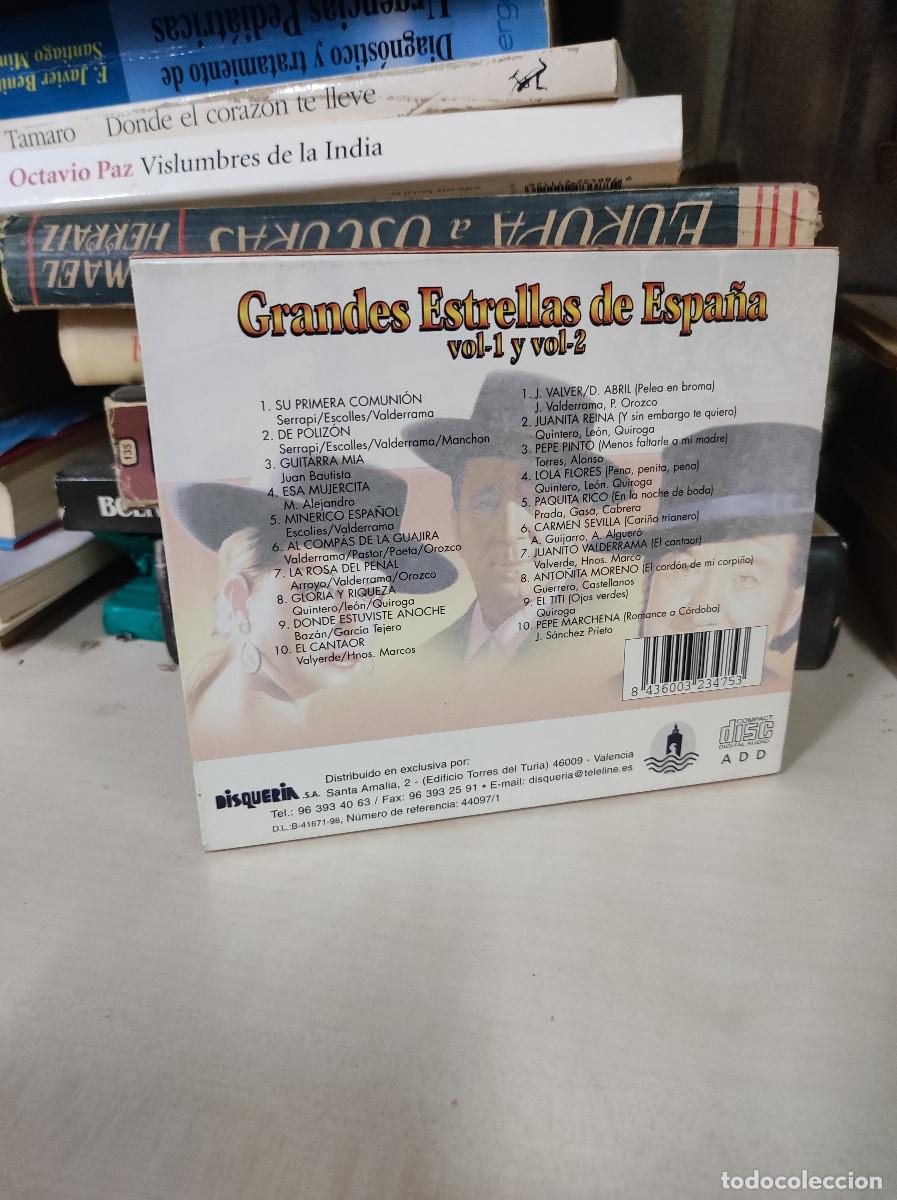CDs de m&uacute;sica: GRANDES ESTRELLAS DE ESPA&Ntilde;A - Foto 2