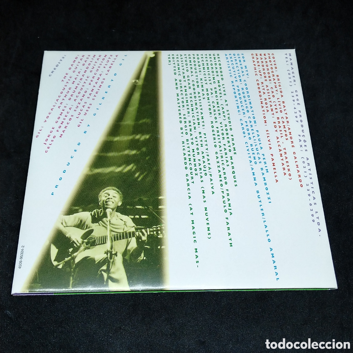 CDs de m&uacute;sica: GILBERTO GIL - ACOUSTIC - 1994 - CD - DISCO VERIFICADO - Foto 4
